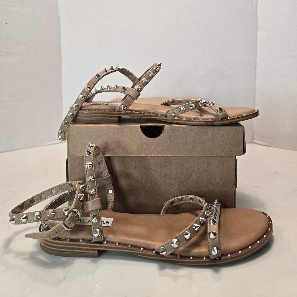 Steve Madden Tan Travel Sandals Womens Size 8.5 US